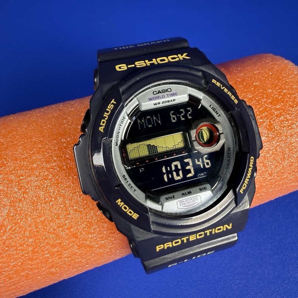 Casio GLX-150B (3295) G-Shock G-LIDE Tide Moon Quartz Digital 52mm Watch